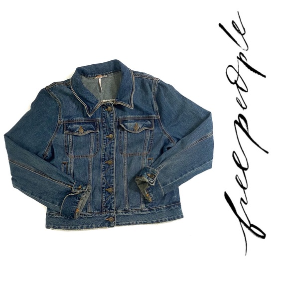 Free People Denim Jacket Large